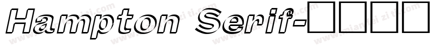 Hampton Serif字体转换